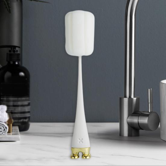 Cup Brush Stand-up Design Richly Foaming Extended Handle Easy Decontamination Dish Cleaning Brush Cup Cleaner Kitchen Accessories