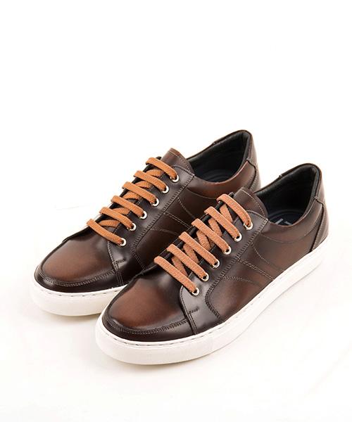 Leatherless # 3001 / Two-Tone Sneakers / Brown / For Men