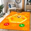 Teletubbies Scooter Adventure Themed Anti-Slip Rugs - Polyester Home Decor, Suitable for Bedrooms, Living Rooms, Doorways, Studios, and Decorations