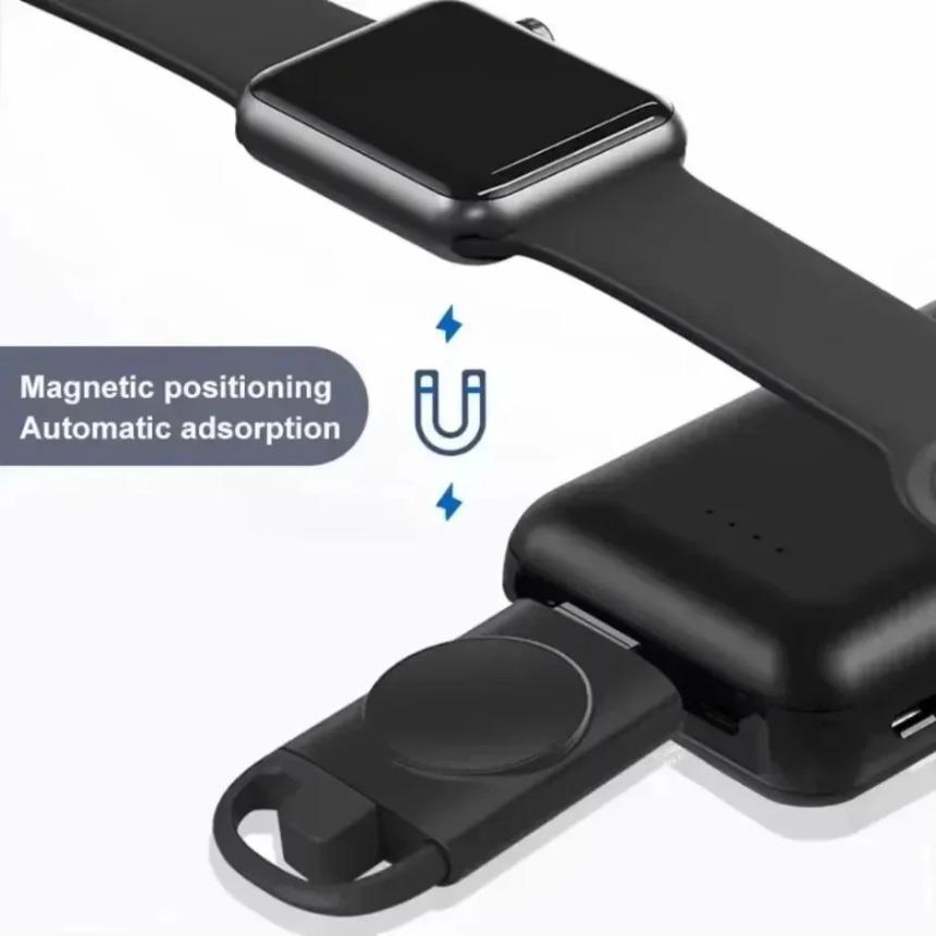 USB/Type-C Double Headed Smart Watch Wireless Charger for Apple Watch Series iWatch 10 9 8 7 6 5 4 3 2 SE Ultra Fast Charging
