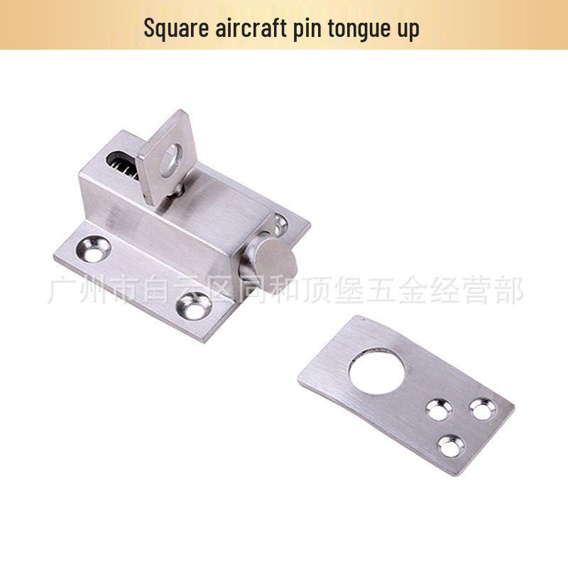 Stainless Steel Barn Door Bolt: Security Latch for Hotel Rooms - Available In Small and Large Sizes