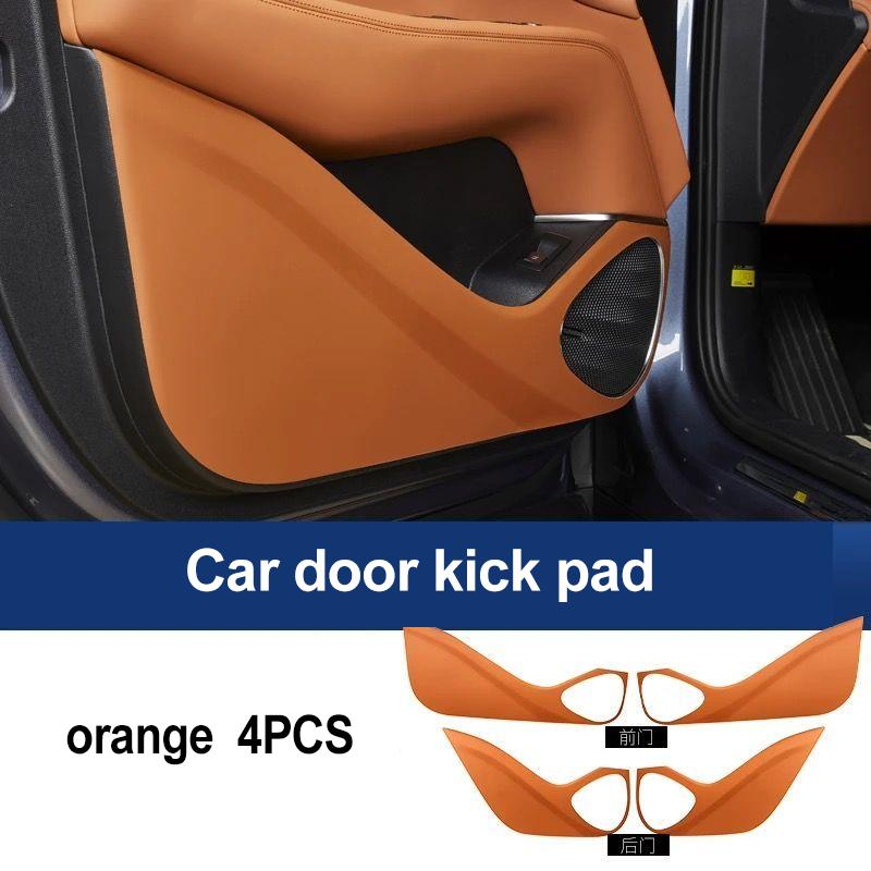For BYD Sealion 07 Accessories EV 2024 2025 2026 Car Door Leather Anti Kick Pad Dustproof Protector Edge Film Stickers Side Part