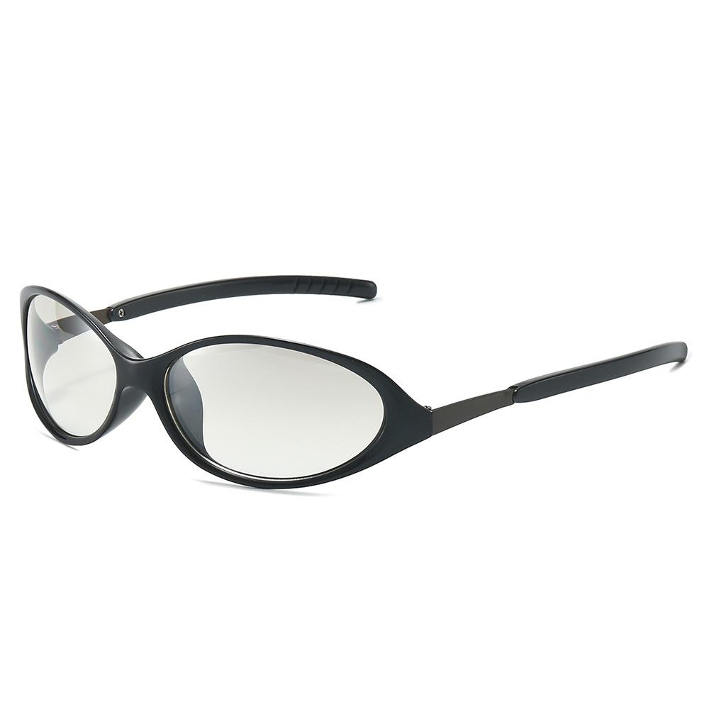 New Oval Outdoor Sports Sunglasses Fashionable and Trendy UV-Protective Cycling Glasses Y2K Unisex Stylish Eyewear Shades UV400