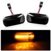 2Pcs LED Amber Front Fender Side Marker Light Turn Signal Lamp For Honda Stream S2000 CR-V HR-V Civic City Fit Jazz Accord