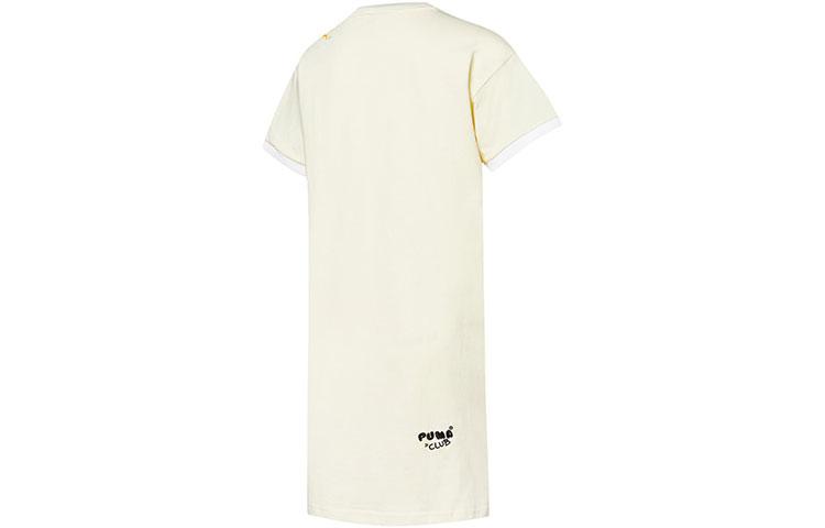 PUMA Short Sleeved Dress Women's Ivory White 533105-73