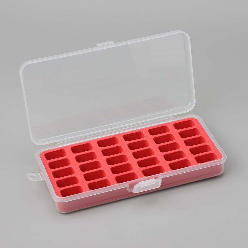 Organizator multifuncțional cu 30 de compartimente 1 bucată Organizator portabil pentru bobine cu burete