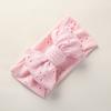 Hollow-out Premium Handmade Embroidered Bow Children's Hair Accessories Lace Hole Baby Headband Headband Wholesale