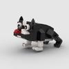 Cucciolo MOC Cane Animale Carino Carlino Set di Blocchi da Costruzione Pechinese Blocchi da Costruzione Modello Cucciolo Giocattoli Educativi per Bambini Regali di Natale