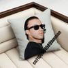 For F-Feid El Green Print La Saga Disc 4 Throw Pillow Case Sham 45X45Cm 35X35Cm Square Bedroom Pillowcase Cushion Cover