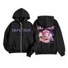 Kids Fashion Women's Lightweight Long Sleeve Zipper Hoodie Printed Hoodie With Pockets