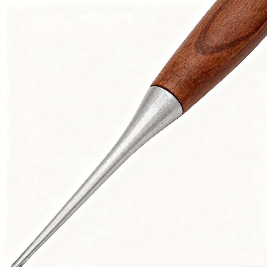 Awl Tool Sewing Drillable Awl With Wood Handle Leather Hole Punch For Upholstery Shoe Boot Belt Bag Purse Jeans Fabric Canvas