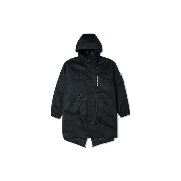 Converse Down Jackets Unisex Black Hooded