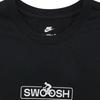 Nike Men's Black Short-Sleeve T-Shirt with Chest Logo