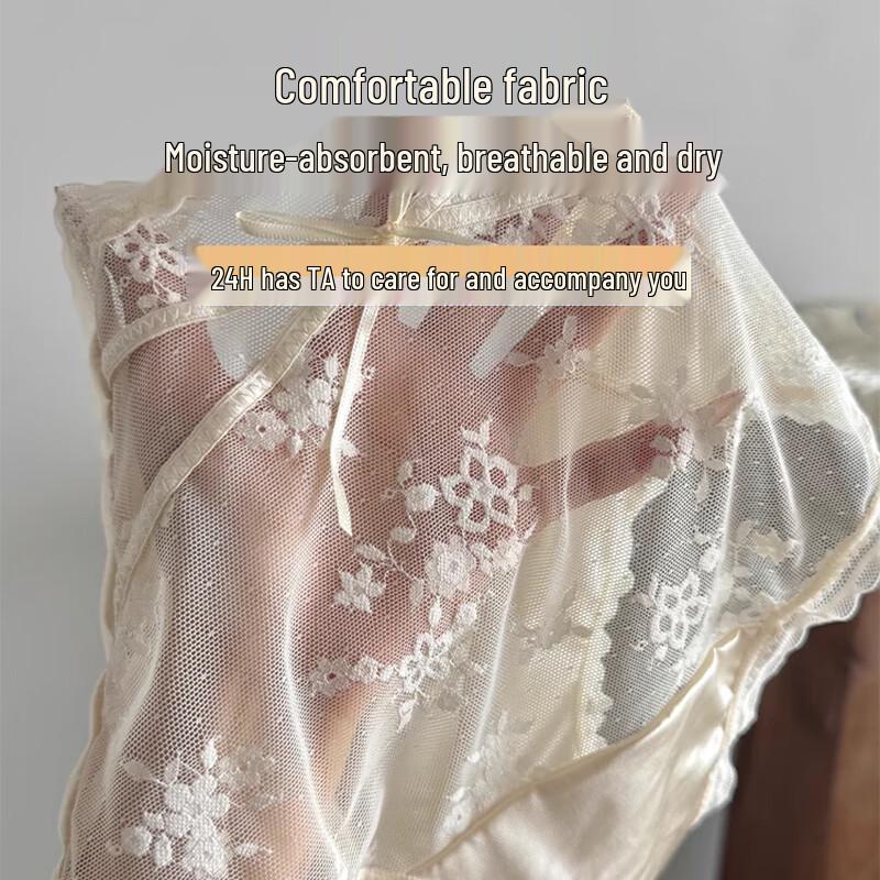 FitonTon 3-Pack Ice Silk Mesh Breathable Panties for Women