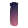 Women's Fashion Casual Sleeveless Round Neck Gradient Elegant Temperament Dress