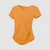 Women's V-Neck Short Sleeve Sports T-Shirt