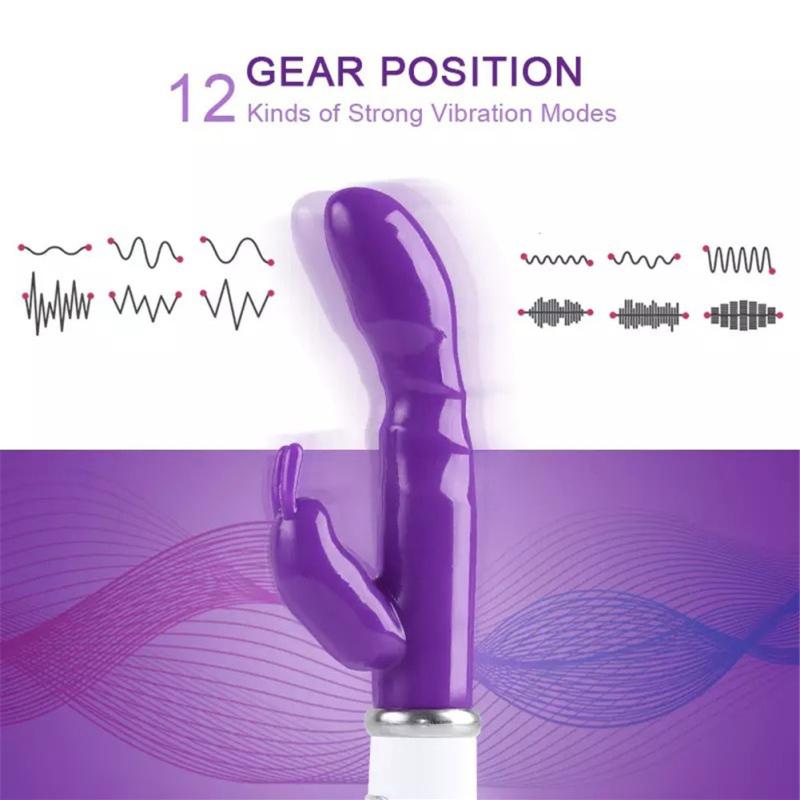 G-Punkt-Kaninchen-Vibrator, Sexspielzeug für Erwachsene, zur Stimulation der Klitoris, wasserdichter persönlicher Dildo-Vibrator