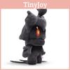 25cm Small Black Marshadow Plush Toy Super Soft Stuffed Animal With Pp Cotton Filling