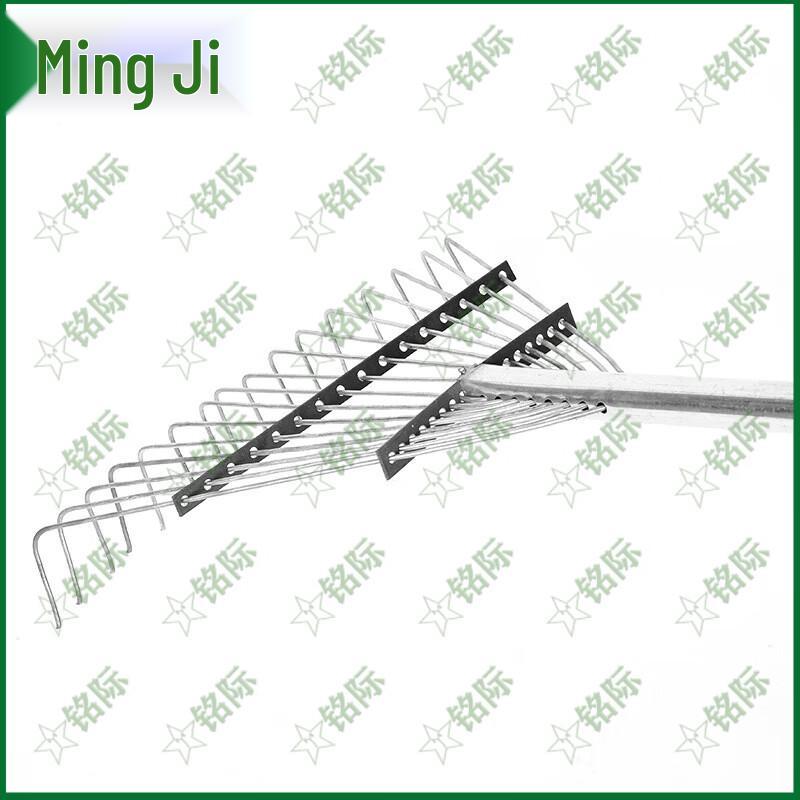 Mingji 14-Tooth Galvanized Steel Rake