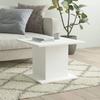 VidaXL Coffee Table White 55.5x55.5x40 Cm Chipboard