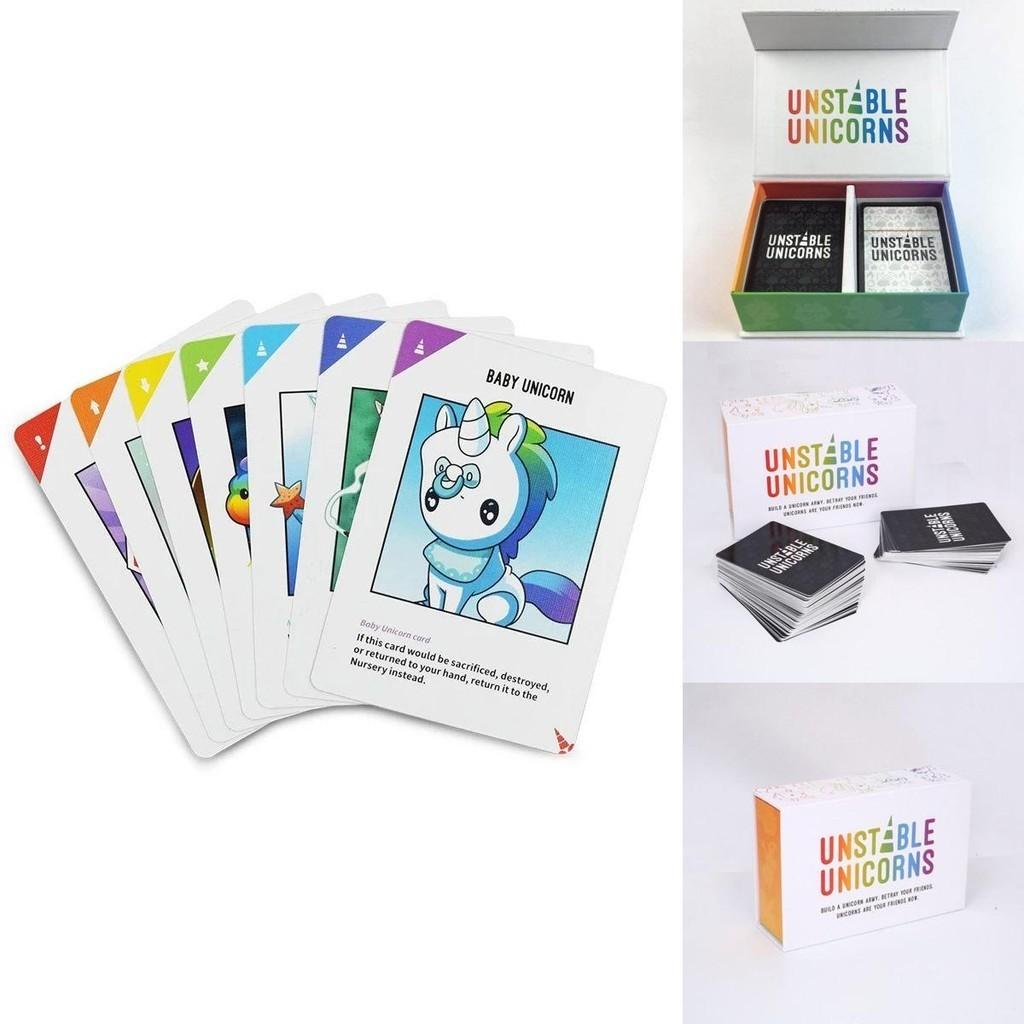 Unstable Unicorns Stolní hra Rozšíření Nsfw Rainbow Dragons Rodinný Party Balíček