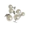 30pcs Pearl Brooch Buttons No Sew Buttons DIY Decoration Buttons for Shirts Dress Sweaters Coat Shawl Hat Shoes