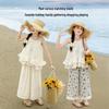 Girls' Sweet Sleeveless Summer Vacation Top