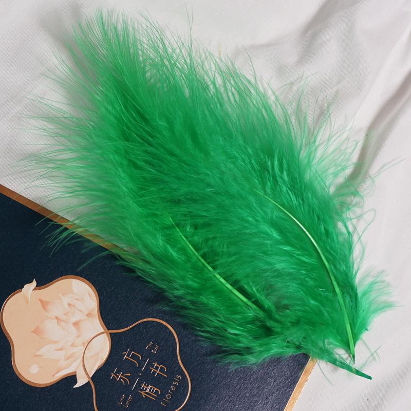 50Pcs Fluffy Turkey Marabou Feather 10-15Cm Turkey Feathers Decoration Accessories For Jewelry Clothes Wedding Plumes DIY Crafts