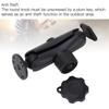 Bras Double Douille Antivol Alliage d'Aluminium avec Adaptateur Boule Taille C 1,5 pouce Double Support à Boule pour Téléphone Tablette Sondeur Camion