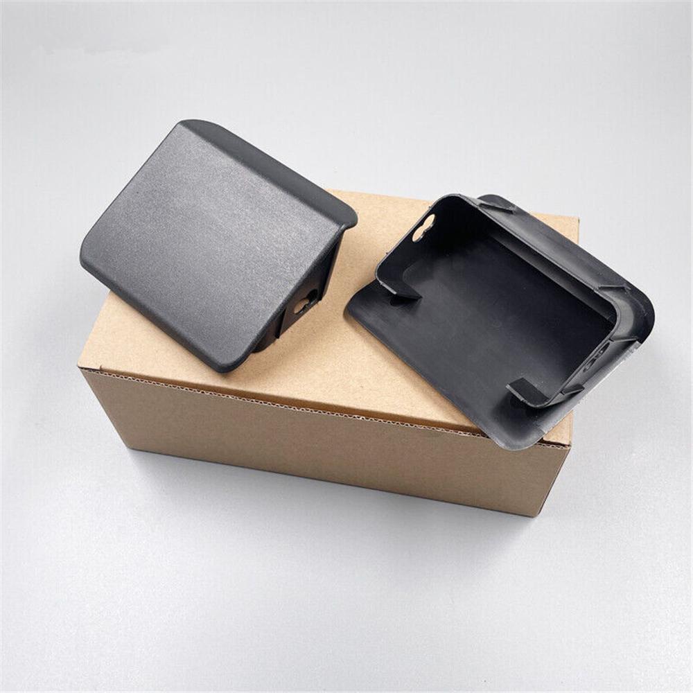 2Pcs Front Bumper End Cap Textured Black For 1996-2006 Jeep Wrangler 55078138AA