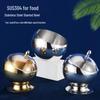 Hanlu 304 Stainless Steel Slanted Serving Bowl