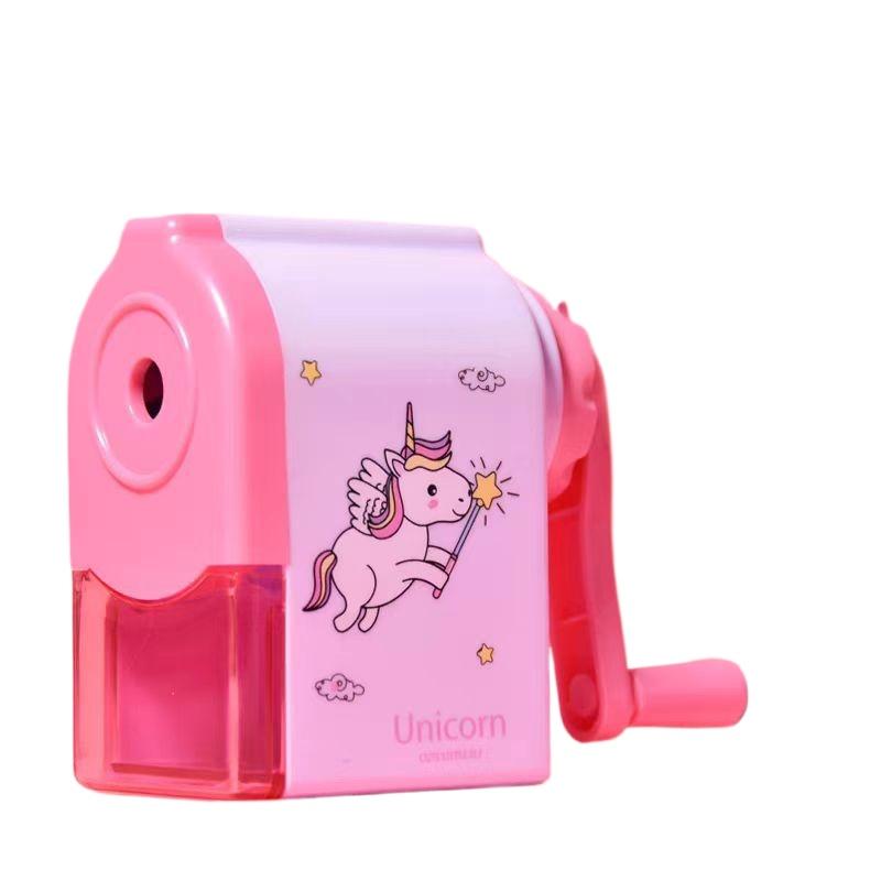 Cute Cartoon Manual School Kids Pencil Sharpener Hand Crank