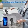 Magnetic Laptop Phone Holder Computer Monitor Side Cell Phone Slim& Foldable For iPhone 14 13 12 Series Case and All Phone