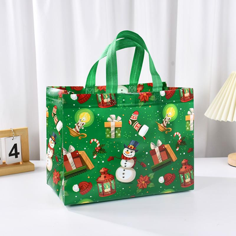 Christmas Gift Bag Santa Claus Snowman Candy Gift Packaging Bag 2025 Merry Christmas Party Home Decor Navidad Noel 2025 New Year