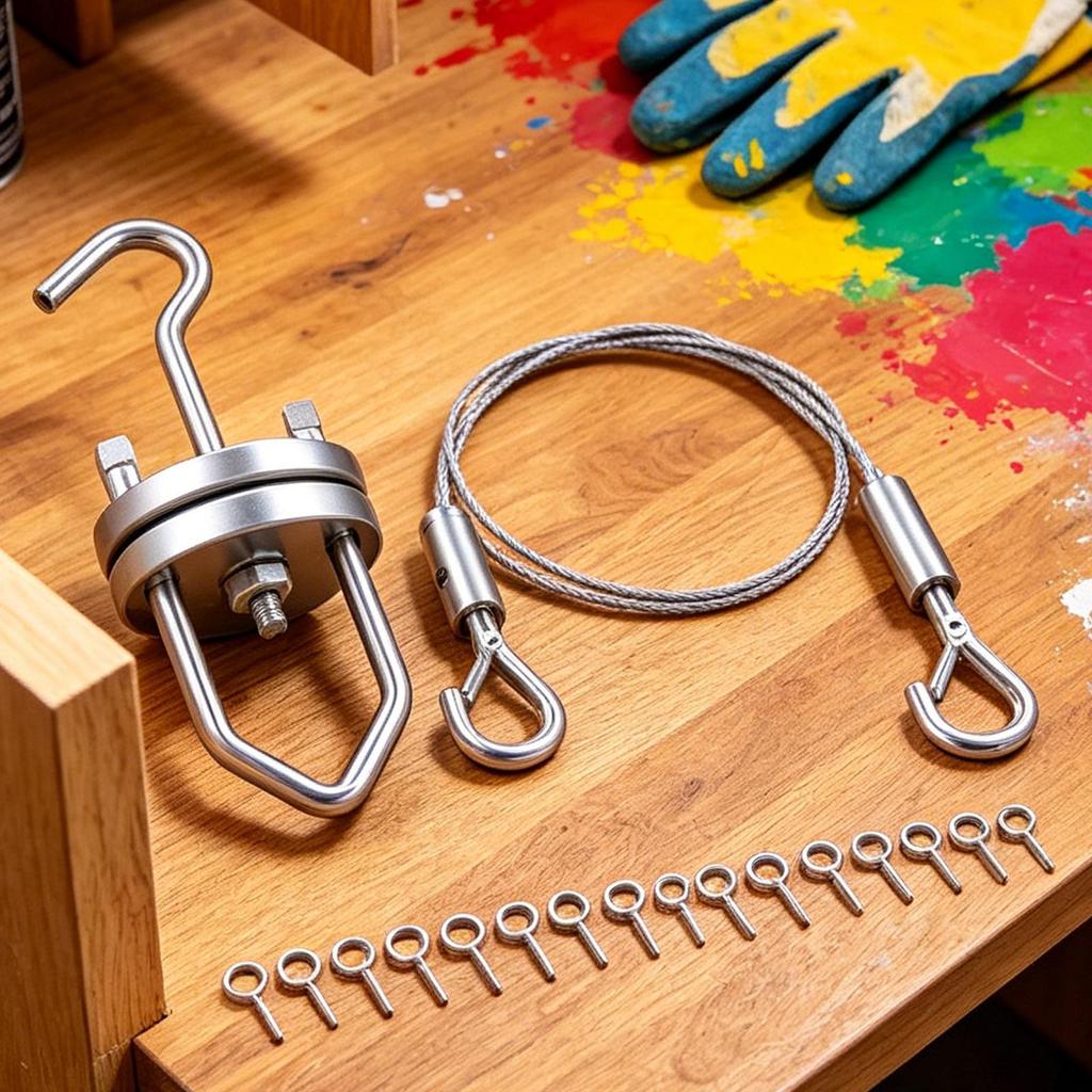 Door Painting Hanger System 360 Degree Rotating Varnishing Tool Cabinet Door Drying Rack System For Professionals Crafting