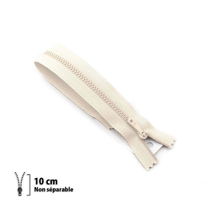 Fermeture éclair pantalon Z13 - Non séparable métallique 4mm - 10 cm