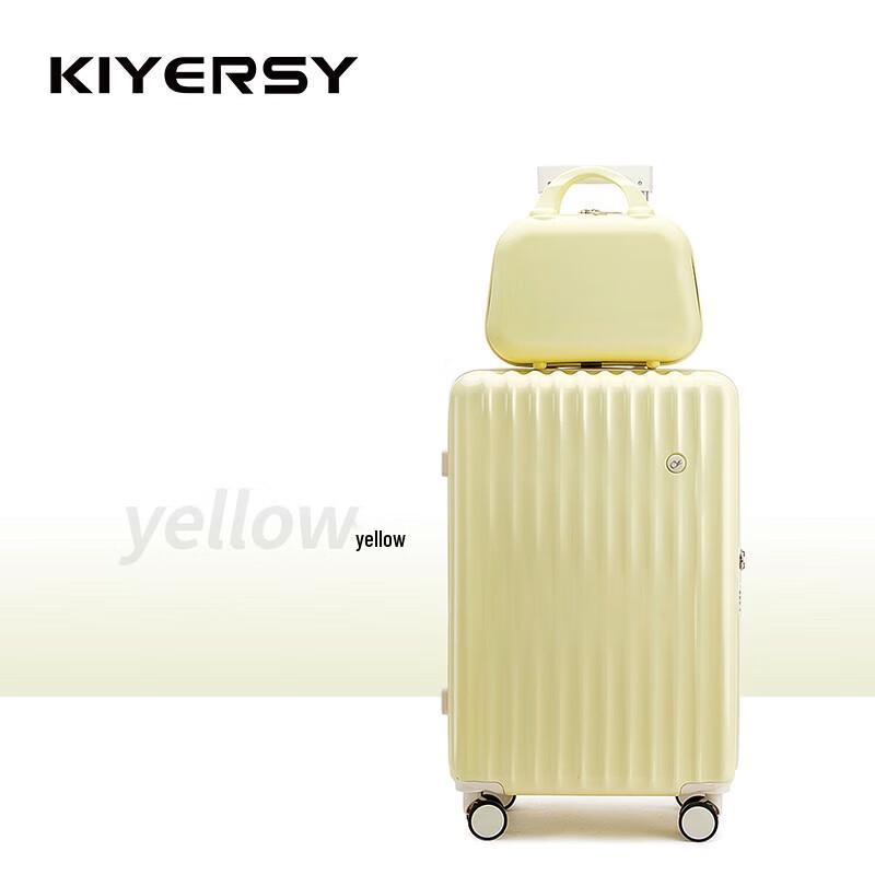 KIYERSY Fashion 20-inch ABS Hardside Carry-on Suitcase