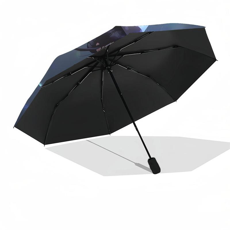 1pc Magical Night Butterfly Umbrella with Plastic Handle,Suitable for All Seasons Home Travel Outdoor UmbrellaFP045