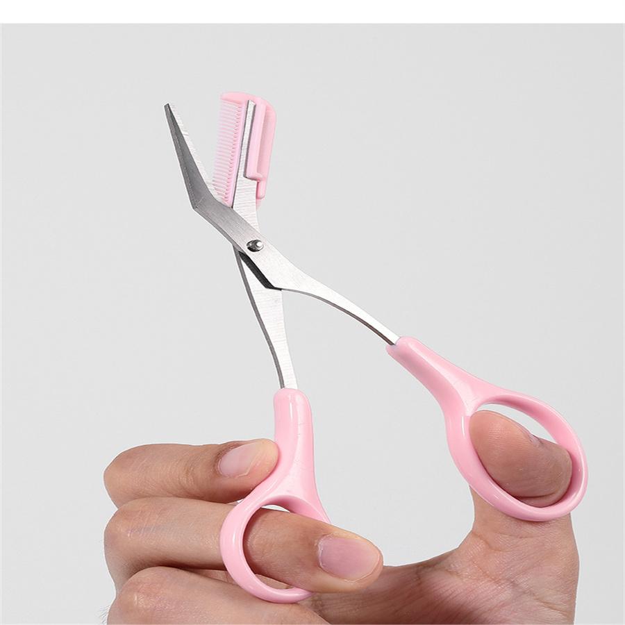 Eyebrow Trimmer with Eyebrow Comb Trimmer Small Eyebrow Trimmer Beauty Scissors Beginner Beauty Scissors