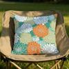 Dahlia Flower Pattern Cushion Cover Soft Reversible Durable Pillow Cover MultiScene Use for Home Car Daily Comfort
