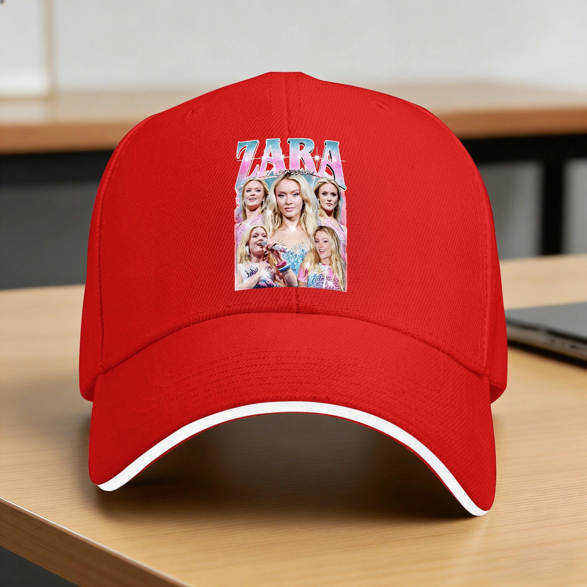 

Singer Zara Larsson Casual Baseball Cap Running Hippie Hip Hop Hats Summer High Quality FeUnisex Unisex Stylish Snapback Cap One Size