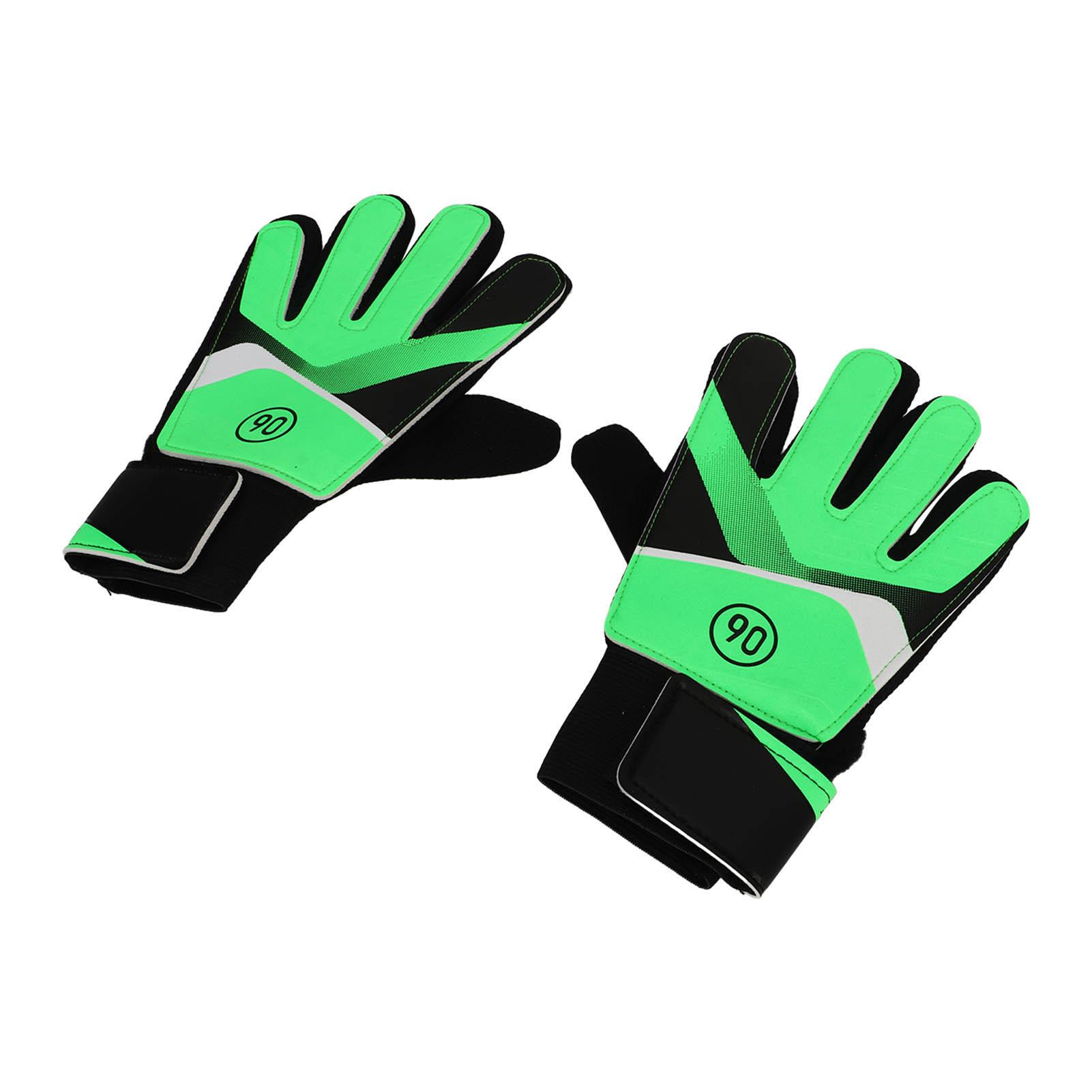 1 Pair Kids Goal Gloves Children Football Goal Gloves Anti Slip Exercise Gloves