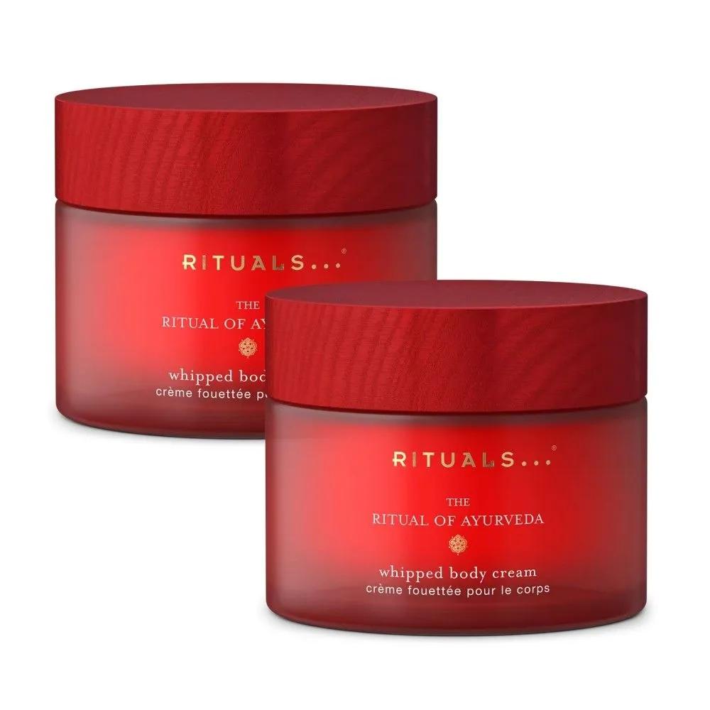 RITUALS Голландская Роза Миндальное Масло Аюрведа Крем для Тела 220 мл x 2 шт.