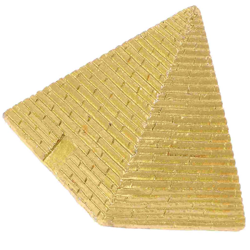 Pyramid Sand Table Sculpture Home Decor Vintage Model Egyptian Resin Housewarming Gift Statue Desktop