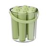 Vassoio per Cubetti di Ghiaccio Lungo, Stampo per Ghiaccio Cilindrico per Bottiglia d'Acqua, Vassoio Flessibile Senza BPA per Freezer per Caffè Cold Brew, Succhi, Whiskey