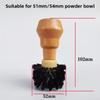 1PCS Coffee Machine Cleaning Brush - Wooden Handle PP Plastic for Espresso Portafilter Powder Bowl Brush Universal Kitchen Tool
