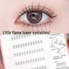 Temperature-Sensitive Self-Adhesive False Eyelashes for Beginners - Glue-Free, Super Soft, Segmented Lower Clusters