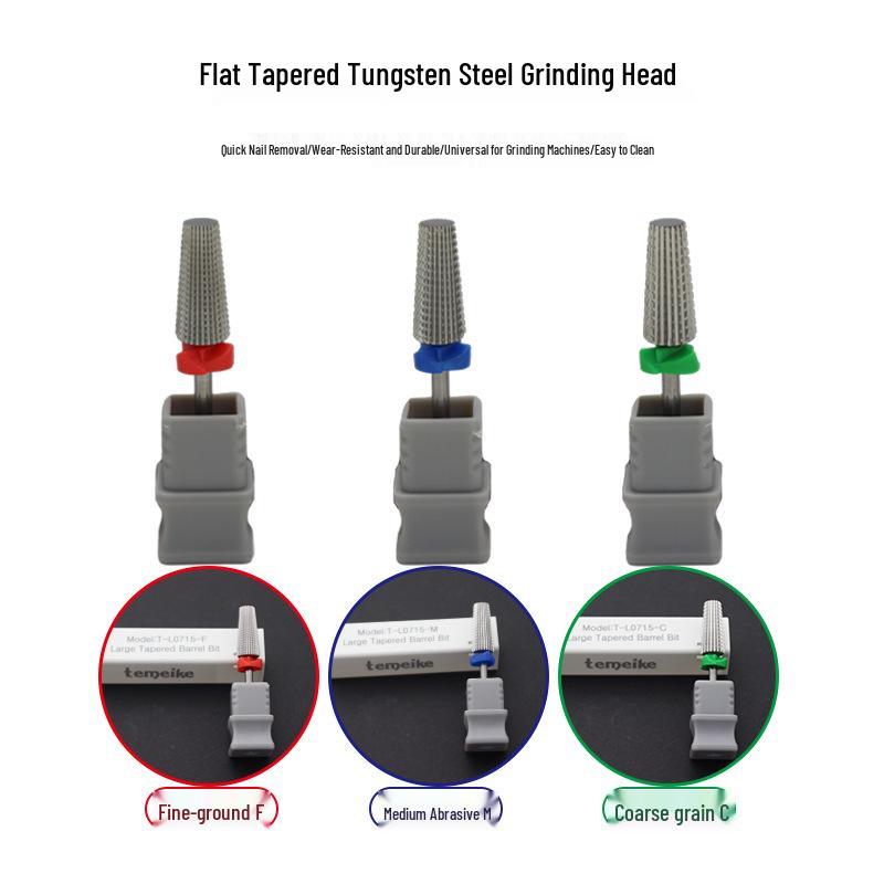 

Tungsten Steel Nail Art Grinding Head - Nail Removal & Polishing Tool
