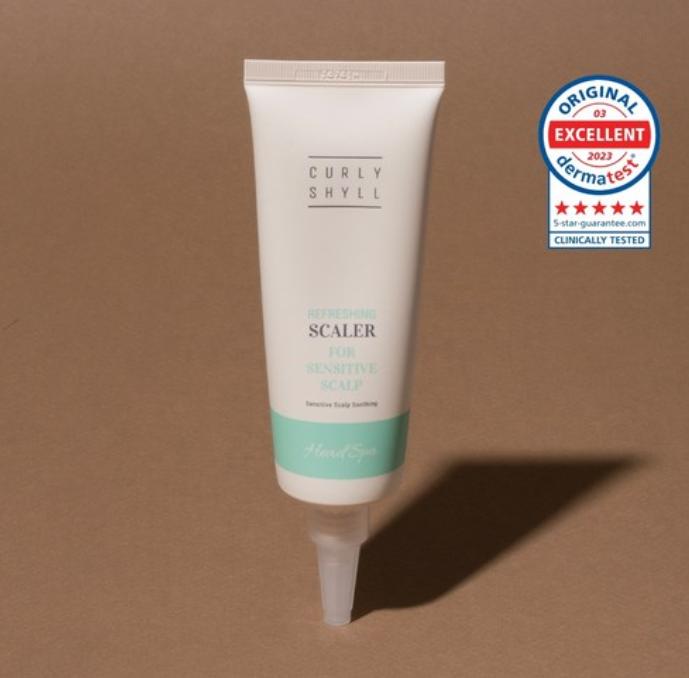 

CURLYSHYLL Refreshing Scaler 120g – Gentle Scalp Exfoliator 120g