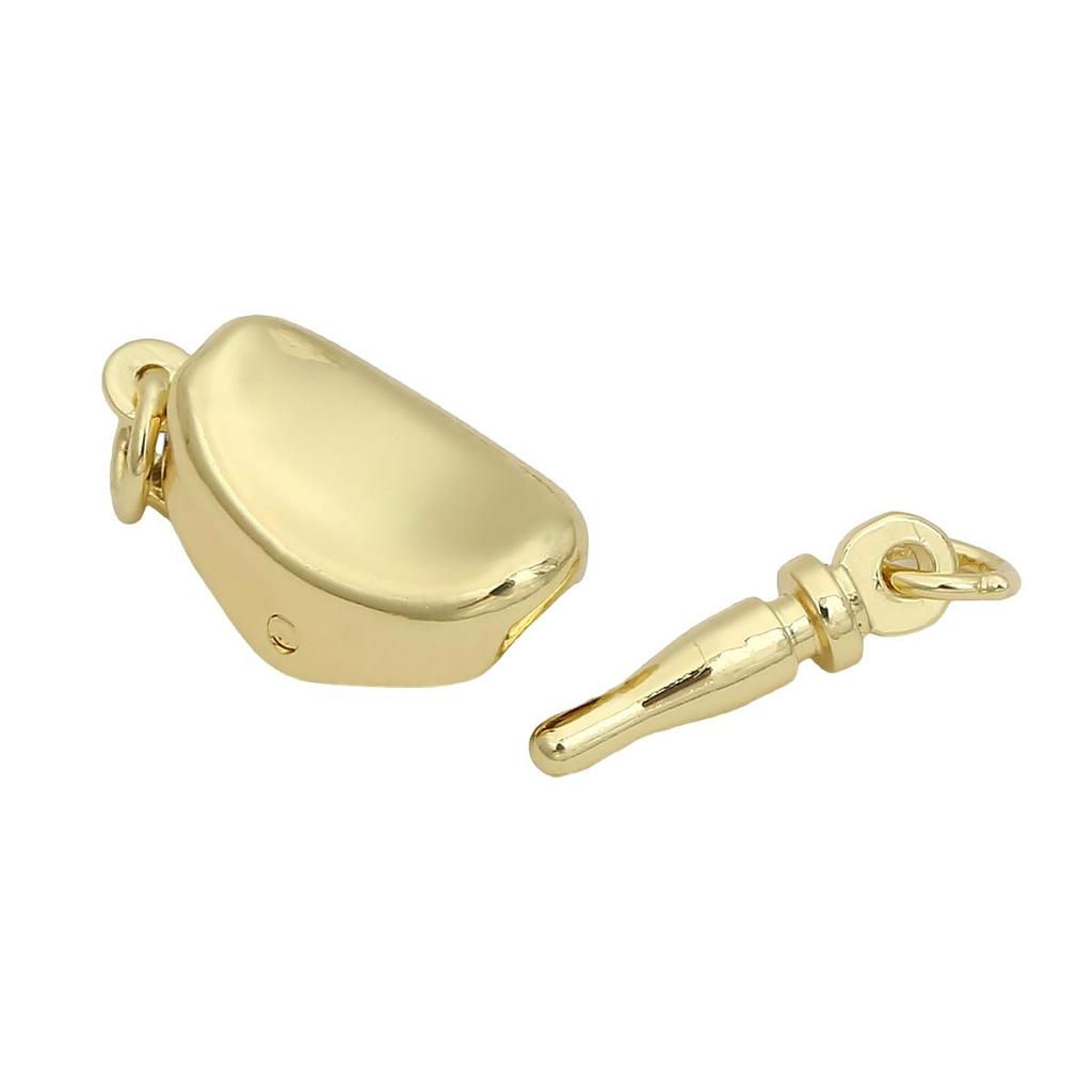 1 zestaw/worek miedziana klamra Yuanbao do ręcznie robionej biżuterii DIY